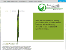 Tablet Screenshot of lawnaerationdenver.com